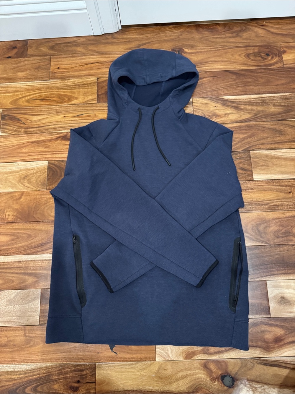 Men's Navy Pullover Hoodie -